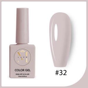 Vernis Semi-Permanent Ongles #32 Rose Nude 15ml – Couleur et Tenue Professionnelle