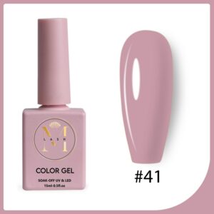 Vernis Semi-Permanent Ongles #41 Rose Vintage 15ml – Couleur et Tenue Professionnelle