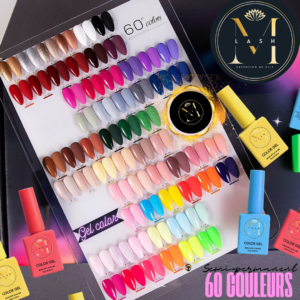 WOO001782þCoffret Vernis Semi-Permanent 60 couleurs 15ml