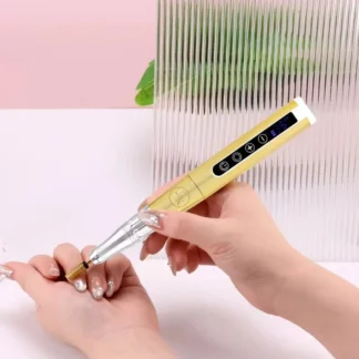 WOO004248þPonceuse Stylo Doré pour Ongles Sans Fil 35 000 Tr/min - Manucure & pédicure