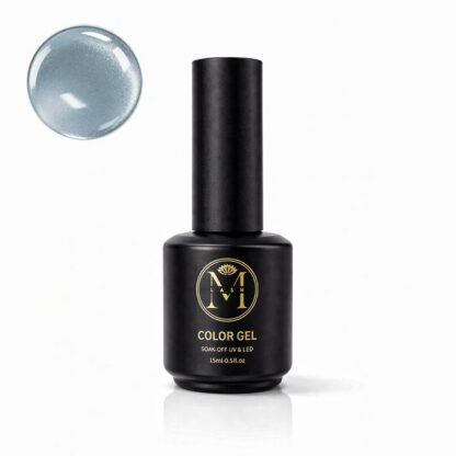 WOO003189þM LASH Cat Eye Vernis Semi-Permanent 15ml | Effet Œil de Chat Magnétique [04_Brume Bleu Glacé]
