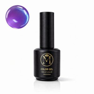 WOO003198þM LASH – Cat Eye Vernis Semi-Permanent 15ml | Couleur Inspirée des Fruits [13_Aura Raisin]