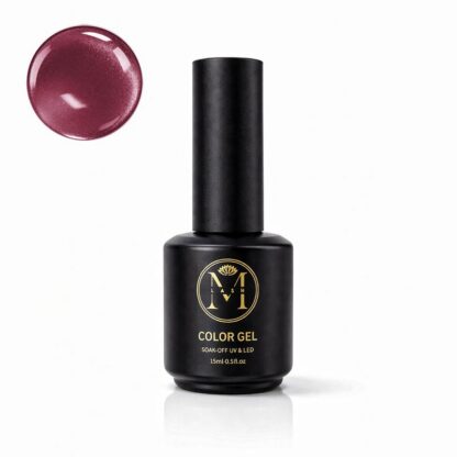 WOO003204þM LASH Cat Eye Vernis Semi-Permanent 15ml | Effet Œil de Chat Magnétique [19_Bordeaux Vintage]