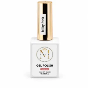 WOO004657þVernis Semi-Permanent Milky Pink – Effet Naturel Professionnel