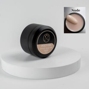 WOO003215þPoly Gel UV LED 50ml -NUDE– Extension Ongles Rapide Professionnel Haute Résistance