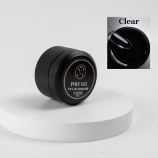 WOO003217þPoly Gel UV LED 50ml -CLEAR– Extension Ongles Rapide Professionnel Haute Résistance