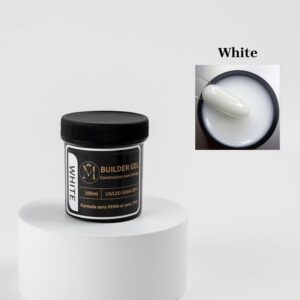 WOO003223þBuilder Gel UV LED 100ml –BLANC- Auto-égalisant – Haute Tenue
